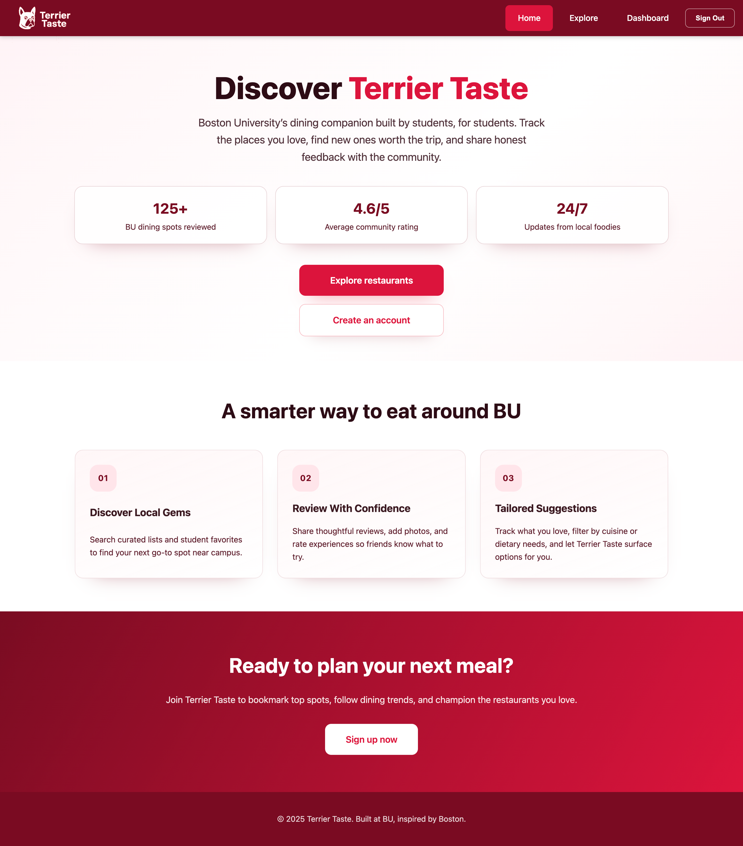 Terrier Taste preview